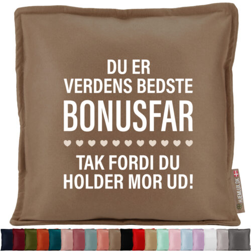 Tak fordi du holder mor ud… bonusfar | Pyntepude i filt