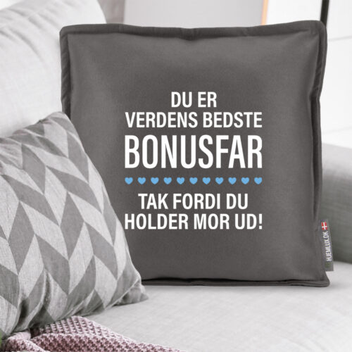 Alternative view of Tak fordi du holder mor ud… bonusfar | Pyntepude i filt