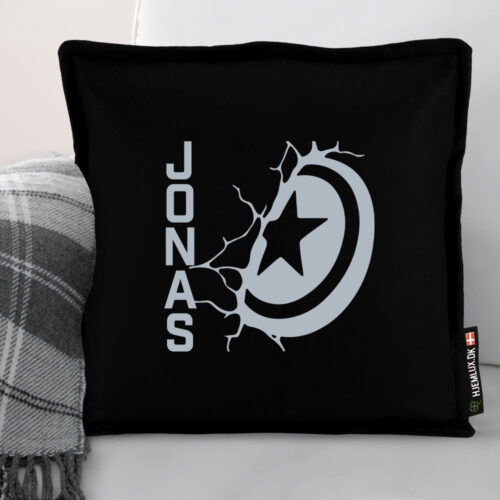 Alternative view of Superhero med navn #3 | Pyntepude i filt