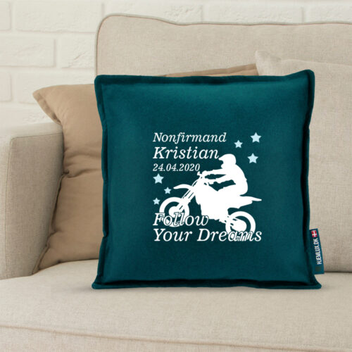 Alternative view of Nonfirmation Follow Your Dreams - Motorcross | Pyntepude i filt