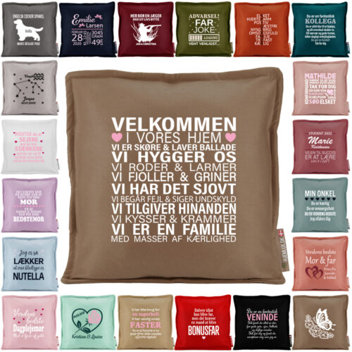 Alle pyntepuder i filt