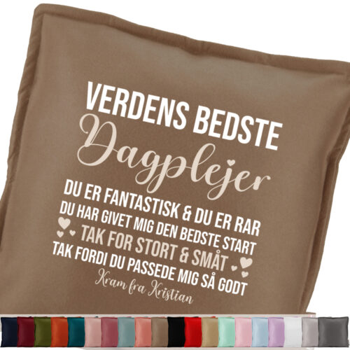 Dagplejer, pædagog & lærer | Pyntepuder i filt