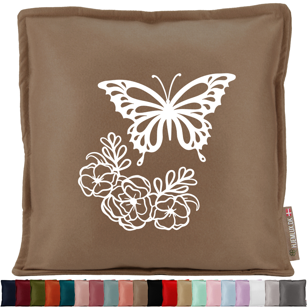 Butterfly with flowers #2 | Pyntepude i filt