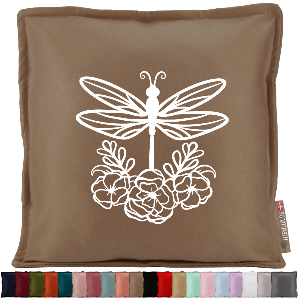 Dragonfly with flowers | Pyntepude i filt