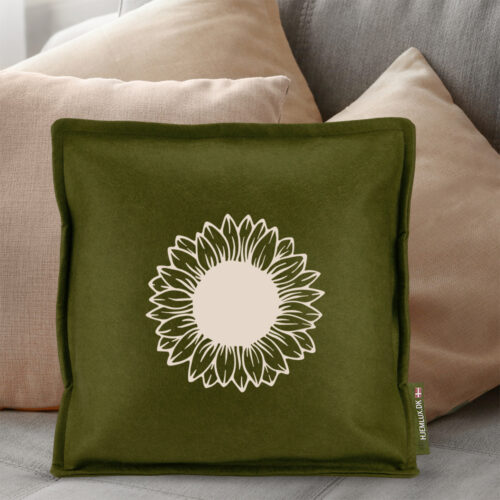 Alternative view of Sunflower | Pyntepude i filt