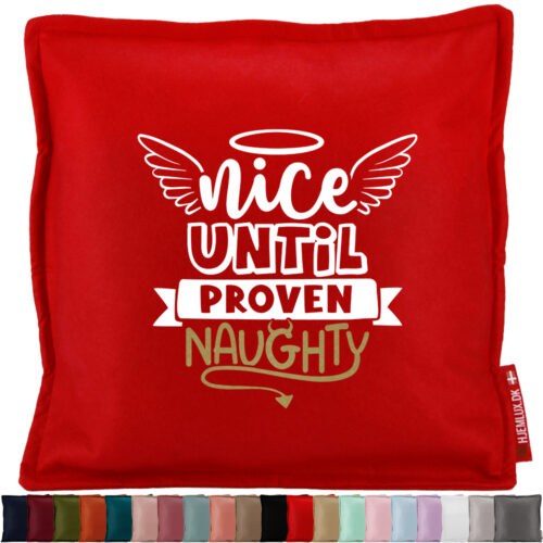 Funny Christmas – Nice until proven naughty | Pyntepude i filt