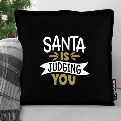 Alternative view of Funny Christmas – Santa is judging you | Pyntepude i filt