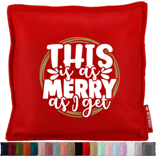 Funny Christmas – This is as merry as I get | Pyntepude i filt