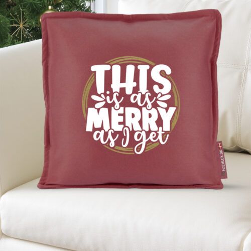 Alternative view of Funny Christmas – This is as merry as I get | Pyntepude i filt