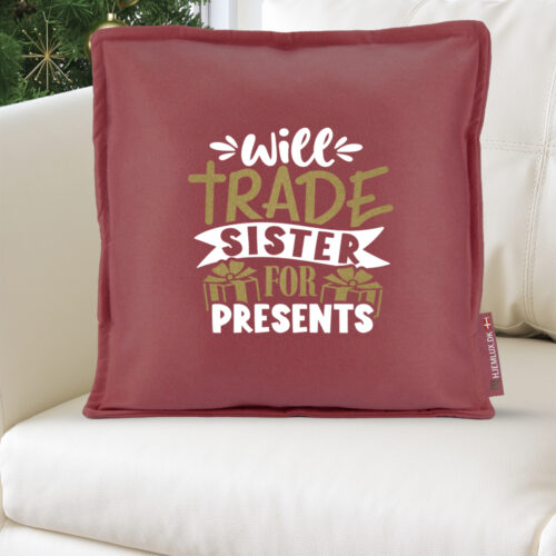 Alternative view of Funny Christmas – Will trade sister for presents | Pyntepude i filt