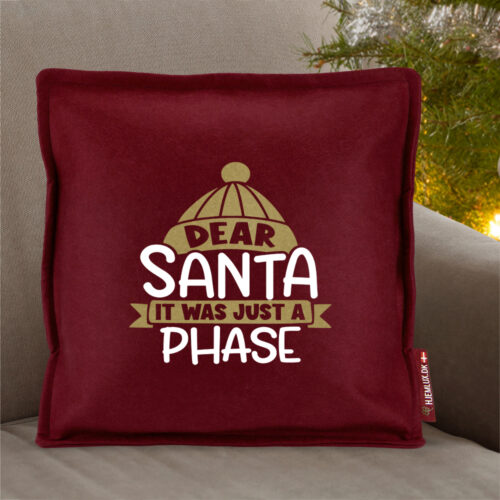 Alternative view of Funny Christmas – Dear Santa, it was just a phase | Pyntepude i filt