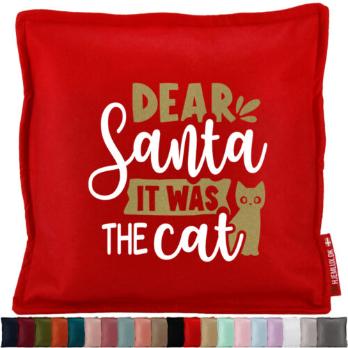 Funny Christmas – Dear Santa, it was the cat | Pyntepude i filt