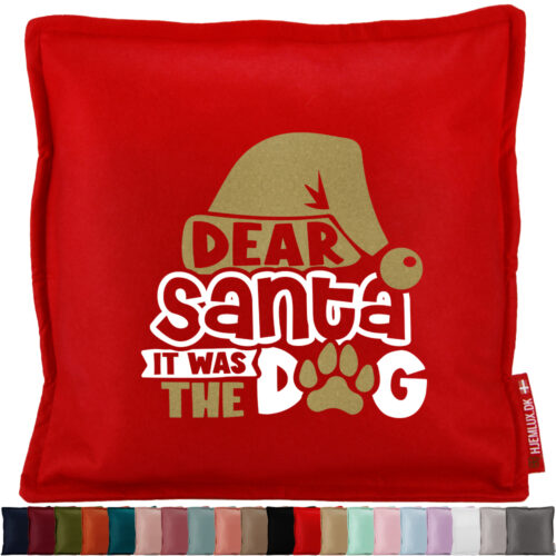 Funny Christmas – Dear Santa, it was the dog | Pyntepude i filt