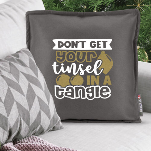 Alternative view of Funny Christmas – Don’t get your tinsel in a tangle | Pyntepude i filt