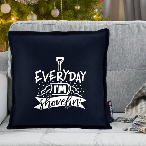 Alternative view of Funny Christmas – Everyday I’m shovelin’ | Pyntepude i filt