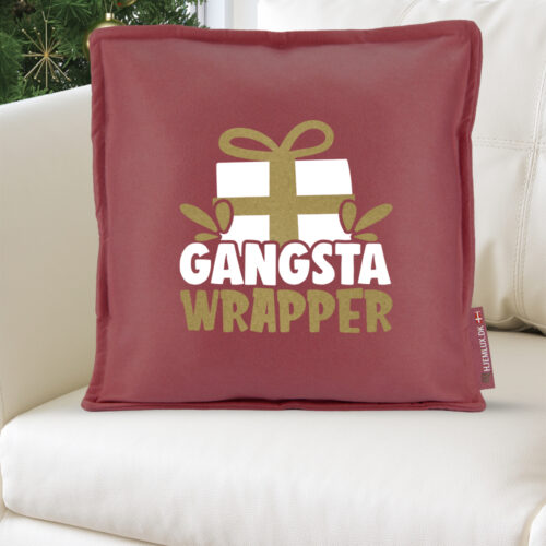 Alternative view of Funny Christmas – Gangsta wrapper | Pyntepude i filt
