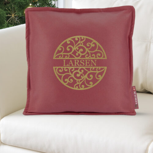 Alternative view of Juledekoration med valgfri tekst | Pyntepude i filt