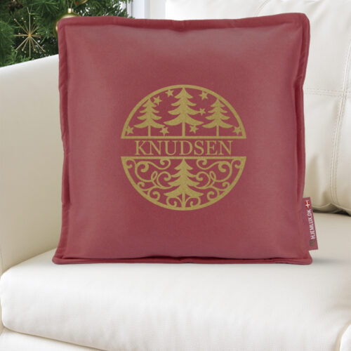 Alternative view of Deko juletræer med valgfri tekst | Pyntepude i filt