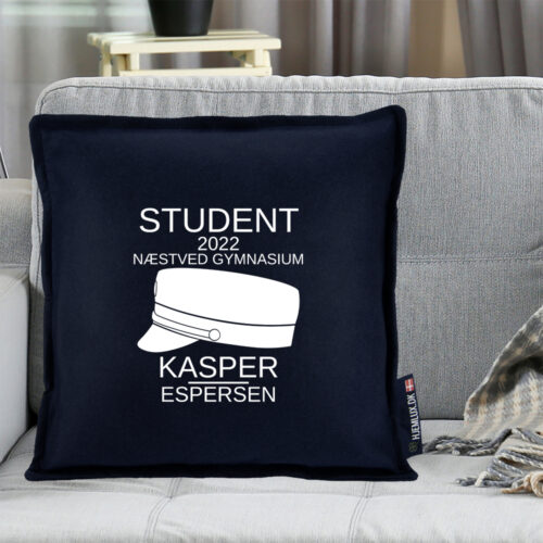 Alternative view of Studenterhue med data | Pyntepude i filt