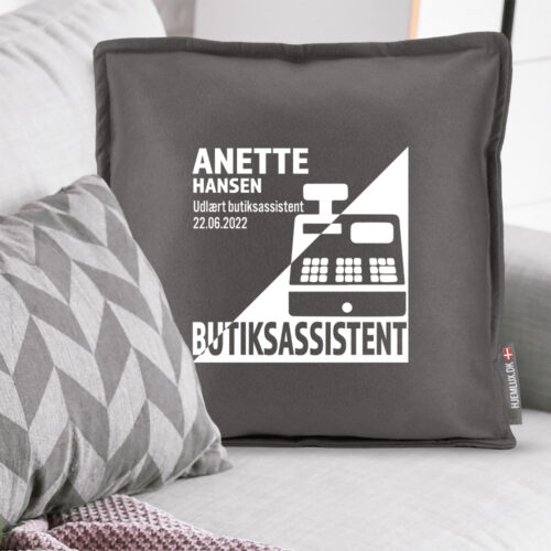 Alternative view of Udlært butiksassistent design 1 | Pyntepude i filt