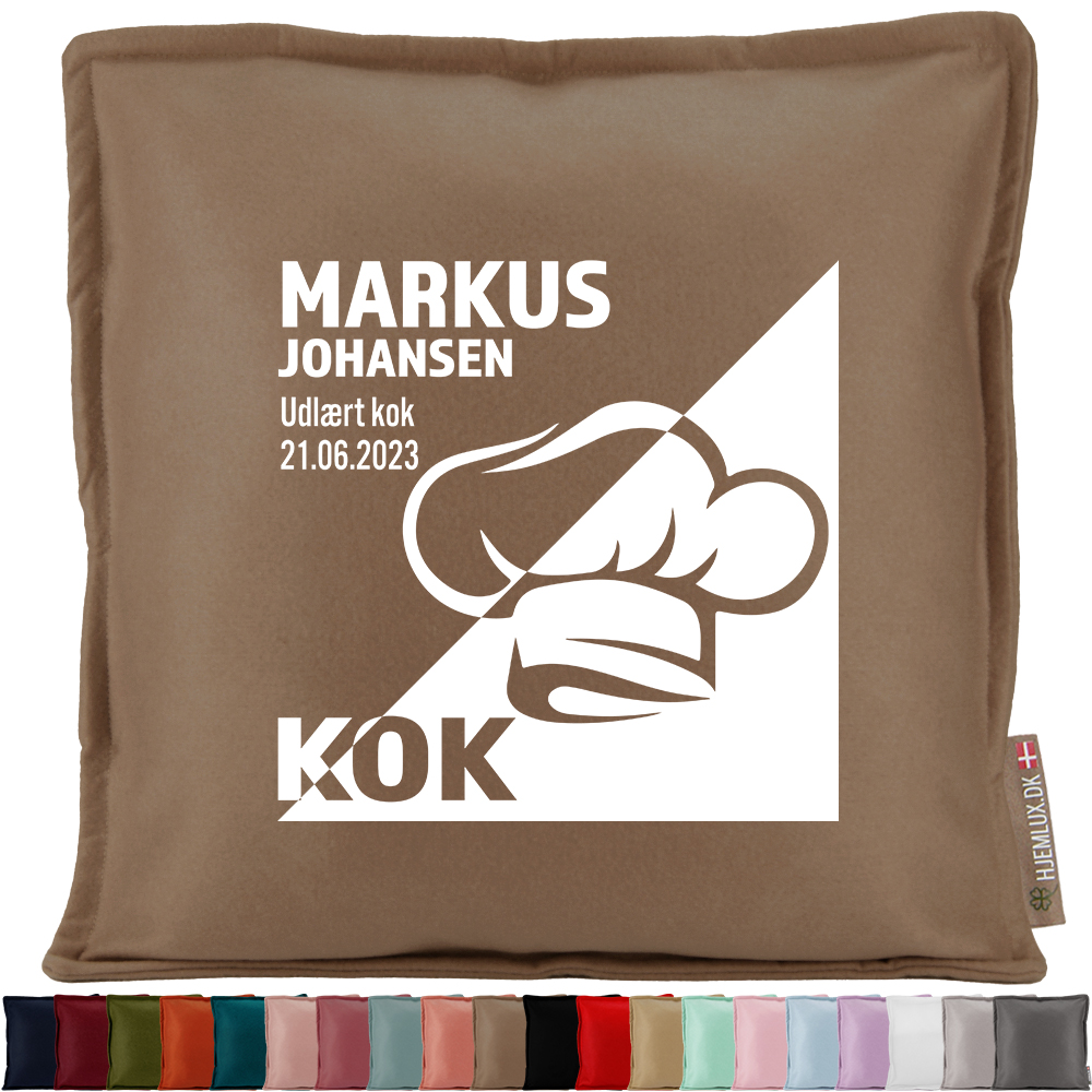 Udlært kok design 1 | Pyntepude i filt