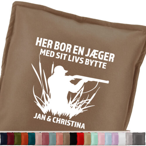 Her bor en... | Pyntepuder i filt