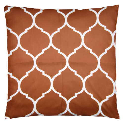 Brown'N White | Pyntepudebetræk med print