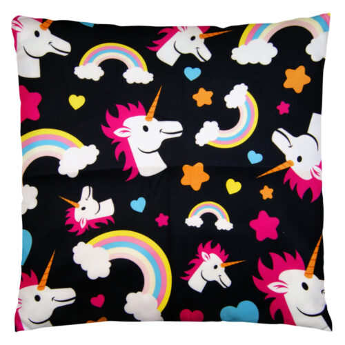 Rainbows & unicorns | Pyntepudebetræk med print
