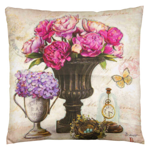 Vintage flowers #4 | Pyntepudebetræk med print