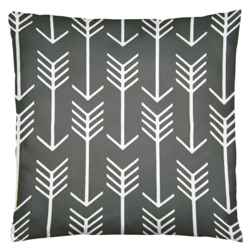Grey'N White Arrows | Pyntepudebetræk med print