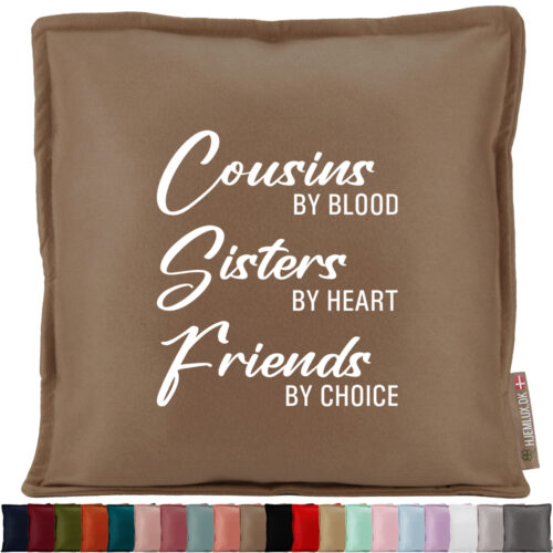 Cousins by blood, sisters by heart, friends by choice | Pyntepude i filt