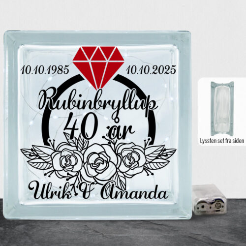 Rubinbryllup 40 år #1 | Lyssten