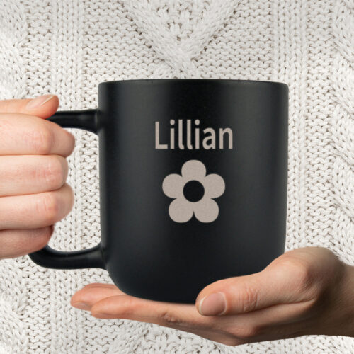 Alternative view of Bloom "Classic" med navn | Krus med gravering