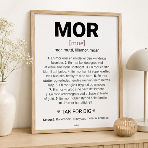Alternative view of Mor, tak for dig… | Plakat