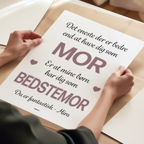 Det eneste der er bedre... mor/bedstemor - Edition 2 | Plakat - Billede 3