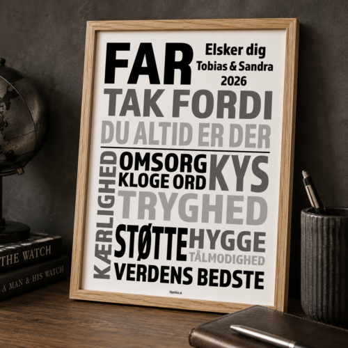 Alternative view of Far, tak fordi du altid er der | Plakat