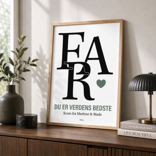 Alternative view of Far, du er verdens bedste | Plakat