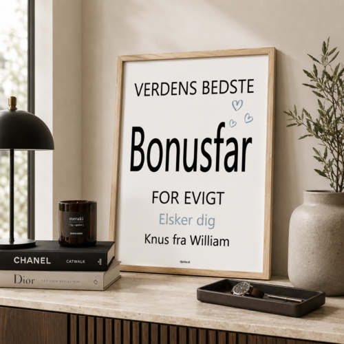 Alternative view of Verdens bedste bonusfar for evigt | Plakat