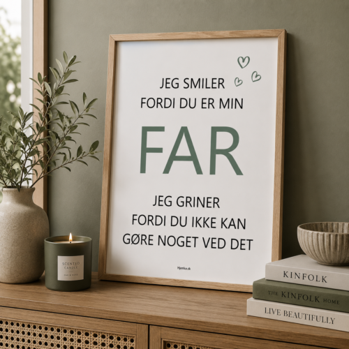 Alternative view of Jeg smiler fordi du er min far - Edition 3 | Plakat