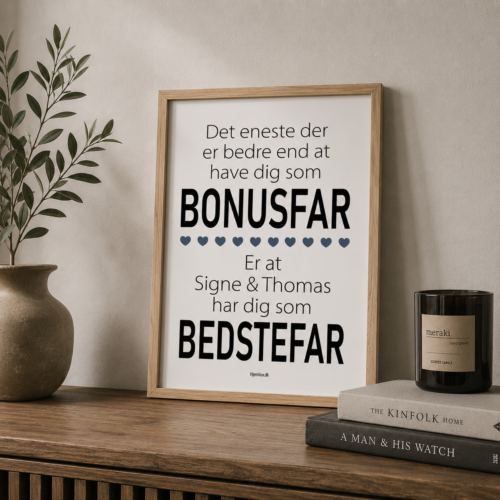 Alternative view of Det eneste der er bedre... bonusfar/bedstefar - Edition 1 | Plakat