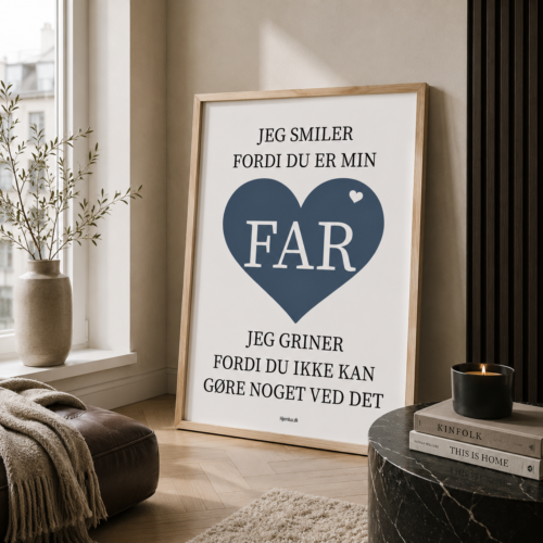 Alternative view of Jeg smiler fordi du er min far - Edition 2 | Plakat