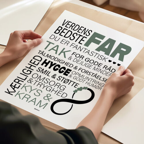 Verdens bedste far - Edition 1 | Plakat - Billede 3