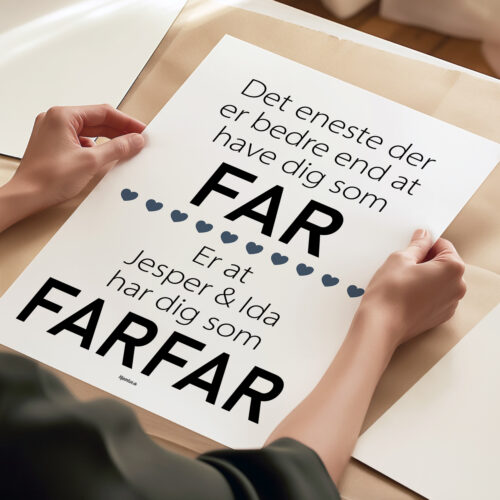 Det eneste der er bedre... far/farfar - Edition 1 | Plakat - Billede 3