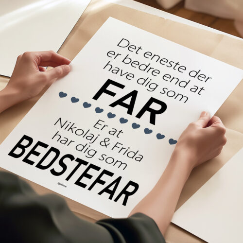 Det eneste der er bedre... far/bedstefar - Edition 1 | Plakat - Billede 3