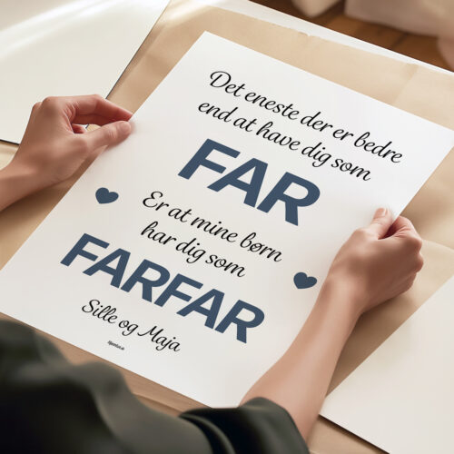 Det eneste der er bedre... far/farfar - Edition 2 | Plakat - Billede 3