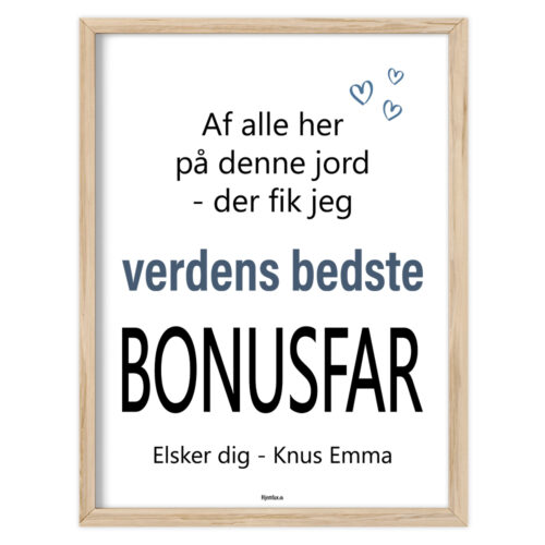 Af alle her på denne jord - bonusfar | Plakat
