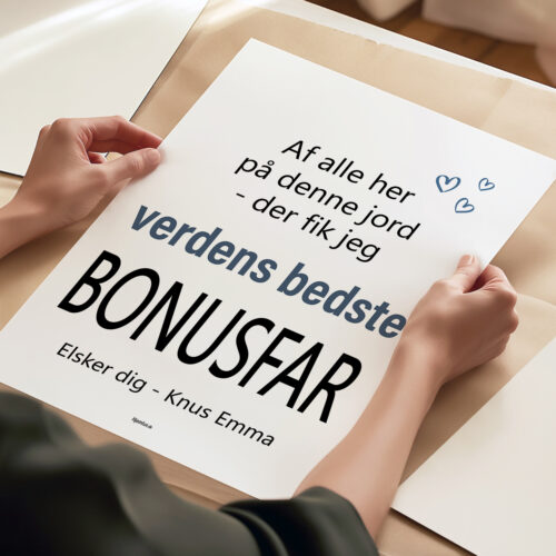 Af alle her på denne jord - bonusfar | Plakat - Billede 3