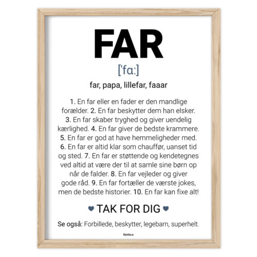 Far, tak for dig… | Plakat