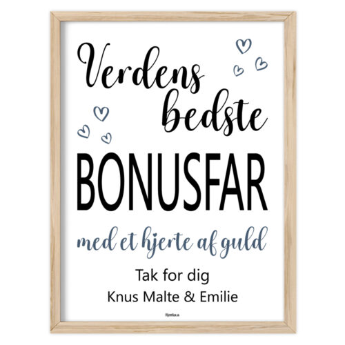 Med et hjerte af guld - bonusfar | Plakat