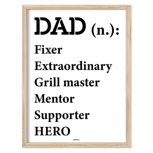 Dad - Hero | Plakat